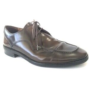Cole Haan Eaton Apron Toe Derby 9.5M Oxford Dress Shoes Brown Lace Up C07138 EUC